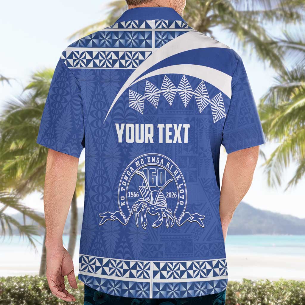 Personalised Tonga Tupou College Toloa Hawaiian Shirt 160 Years Anniversary Tongan Ngatu Pattern LT14 - Polynesian Pride