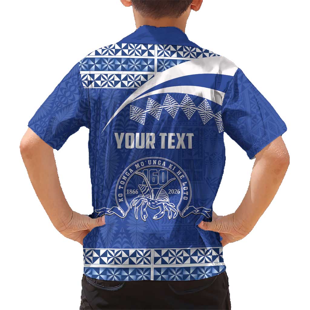 Personalised Tonga Tupou College Toloa Hawaiian Shirt 160 Years Anniversary Tongan Ngatu Pattern LT14 - Polynesian Pride