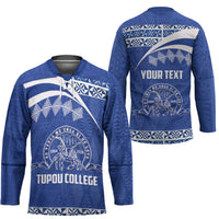 Personalised Tonga Tupou College Toloa Hockey Jersey 160 Years Anniversary Tongan Ngatu Pattern LT14 - Polynesian Pride