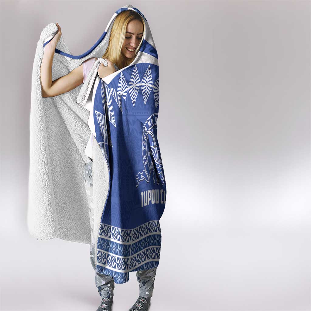 Tonga Tupou College Toloa Hooded Blanket 160 Years Anniversary Tongan Ngatu Pattern LT14 - Polynesian Pride