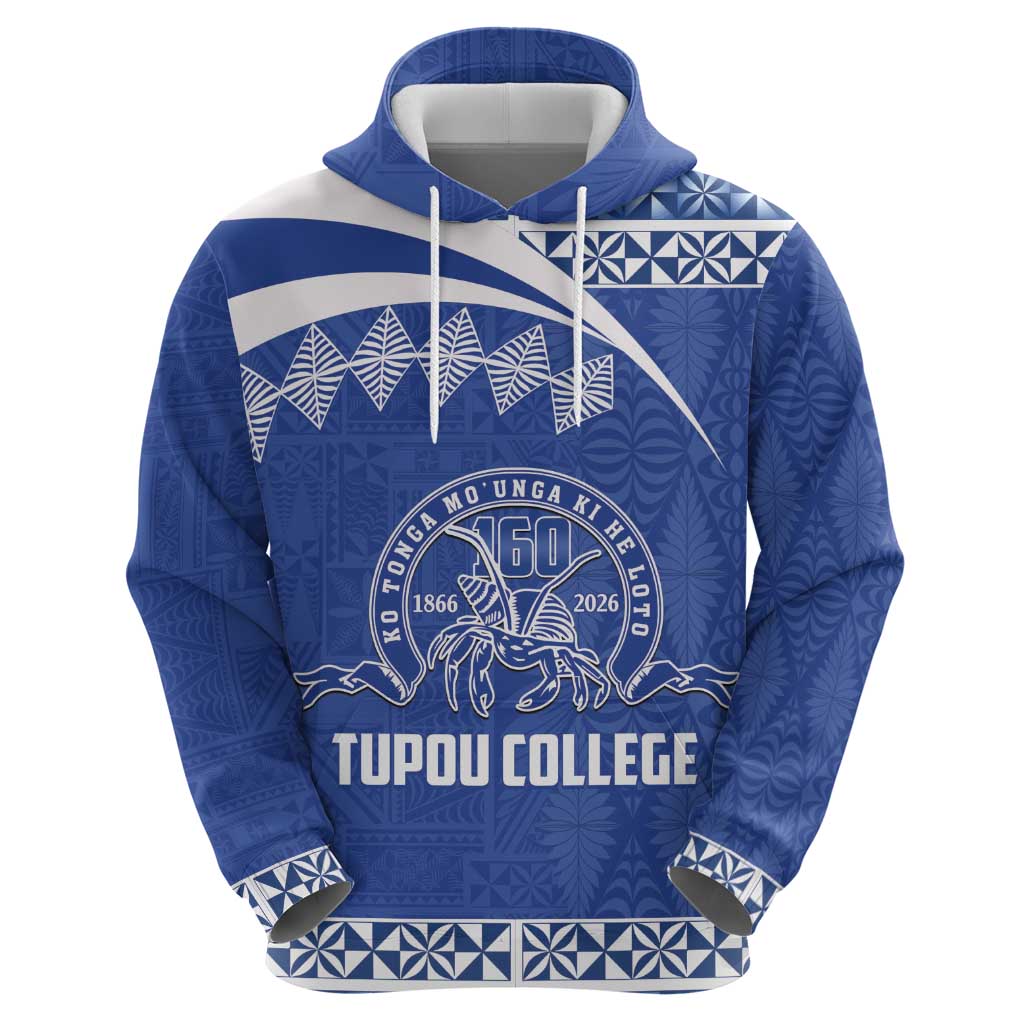 Personalised Tonga Tupou College Toloa Hoodie 160 Years Anniversary Tongan Ngatu Pattern LT14 - Polynesian Pride