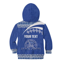 Personalised Tonga Tupou College Toloa Kid Hoodie 160 Years Anniversary Tongan Ngatu Pattern LT14 - Polynesian Pride