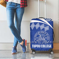 Tonga Tupou College Toloa Luggage Cover 160 Years Anniversary Tongan Ngatu Pattern LT14 - Polynesian Pride