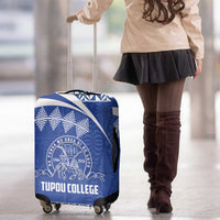 Tonga Tupou College Toloa Luggage Cover 160 Years Anniversary Tongan Ngatu Pattern LT14 - Polynesian Pride