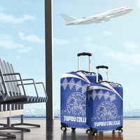 Tonga Tupou College Toloa Luggage Cover 160 Years Anniversary Tongan Ngatu Pattern LT14 - Polynesian Pride