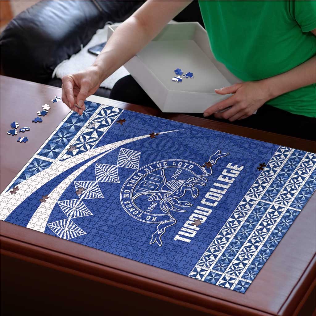 Tonga Tupou College Toloa Puzzle 160 Years Anniversary Tongan Ngatu Pattern LT14 - Polynesian Pride