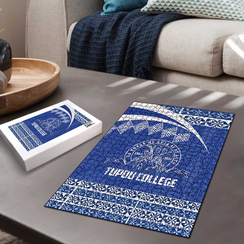 Tonga Tupou College Toloa Puzzle 160 Years Anniversary Tongan Ngatu Pattern LT14 - Polynesian Pride