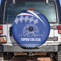 Tonga Tupou College Toloa Spare Tire Cover 160 Years Anniversary Tongan Ngatu Pattern