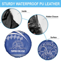 Tonga Tupou College Toloa Spare Tire Cover 160 Years Anniversary Tongan Ngatu Pattern