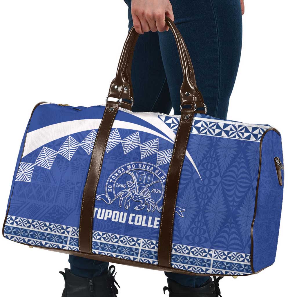 Tonga Tupou College Toloa Travel Bag 160 Years Anniversary Tongan Ngatu Pattern LT14 - Polynesian Pride