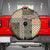 Beige Aotearoa Kowhaiwhai Pattern Spare Tire Cover NZ Maori Quilt Style