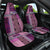 Pink Aotearoa Kowhaiwhai Pattern Car Seat Cover NZ Maori Quilt Style