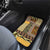 Yellow Aotearoa Kowhaiwhai Pattern Car Mats NZ Maori Quilt Style