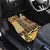 Yellow Aotearoa Kowhaiwhai Pattern Car Mats NZ Maori Quilt Style