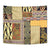 Yellow Aotearoa Kowhaiwhai Pattern Tapestry NZ Maori Quilt Style