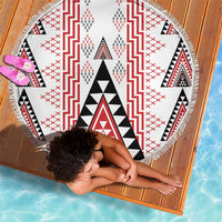Aotearoa Taniko Beach Blanket Niho Taniwha Purapura Whetu Mix Poutama LT14 - Polynesian Pride