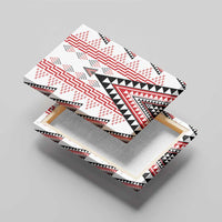 Aotearoa Taniko Canvas Wall Art Niho Taniwha Purapura Whetu Mix Poutama LT14 - Polynesian Pride