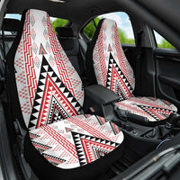 Aotearoa Taniko Car Seat Cover Niho Taniwha Purapura Whetu Mix Poutama