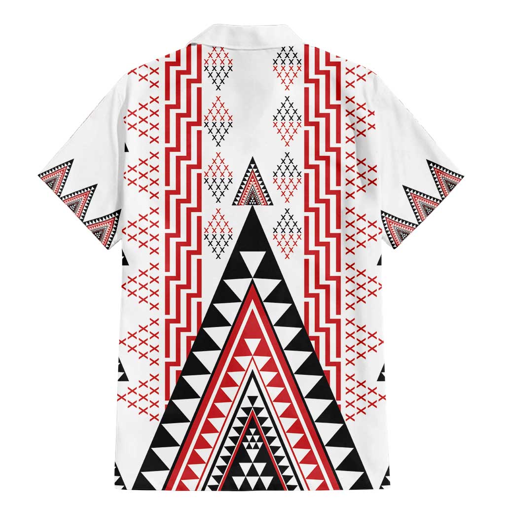 Aotearoa Taniko Family Matching Mermaid Dress and Hawaiian Shirt Niho Taniwha Purapura Whetu Mix Poutama