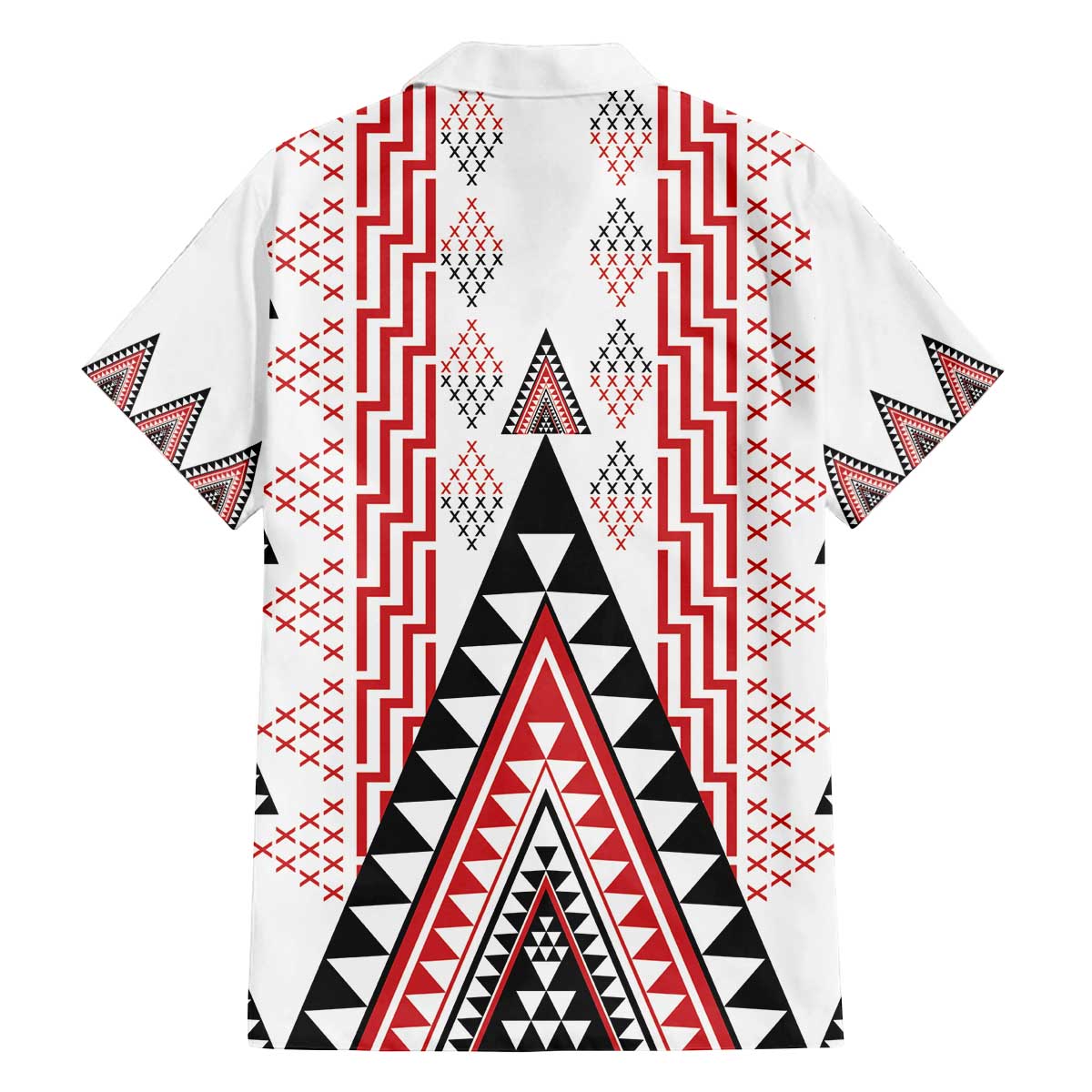 Aotearoa Taniko Family Matching Off The Shoulder Long Sleeve Dress and Hawaiian Shirt Niho Taniwha Purapura Whetu Mix Poutama