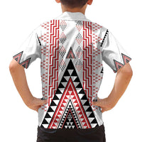 Aotearoa Taniko Family Matching Tank Maxi Dress and Hawaiian Shirt Niho Taniwha Purapura Whetu Mix Poutama