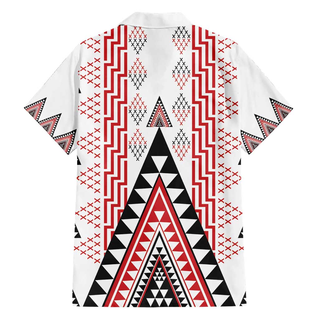 Aotearoa Taniko Hawaiian Shirt Niho Taniwha Purapura Whetu Mix Poutama LT14 - Polynesian Pride