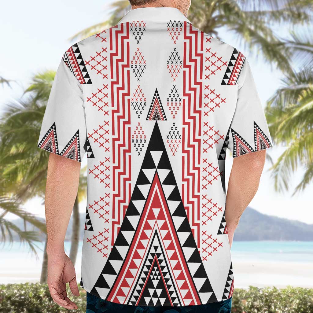 Aotearoa Taniko Hawaiian Shirt Niho Taniwha Purapura Whetu Mix Poutama LT14 - Polynesian Pride