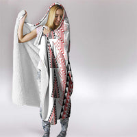 Aotearoa Taniko Hooded Blanket Niho Taniwha Purapura Whetu Mix Poutama LT14 - Polynesian Pride
