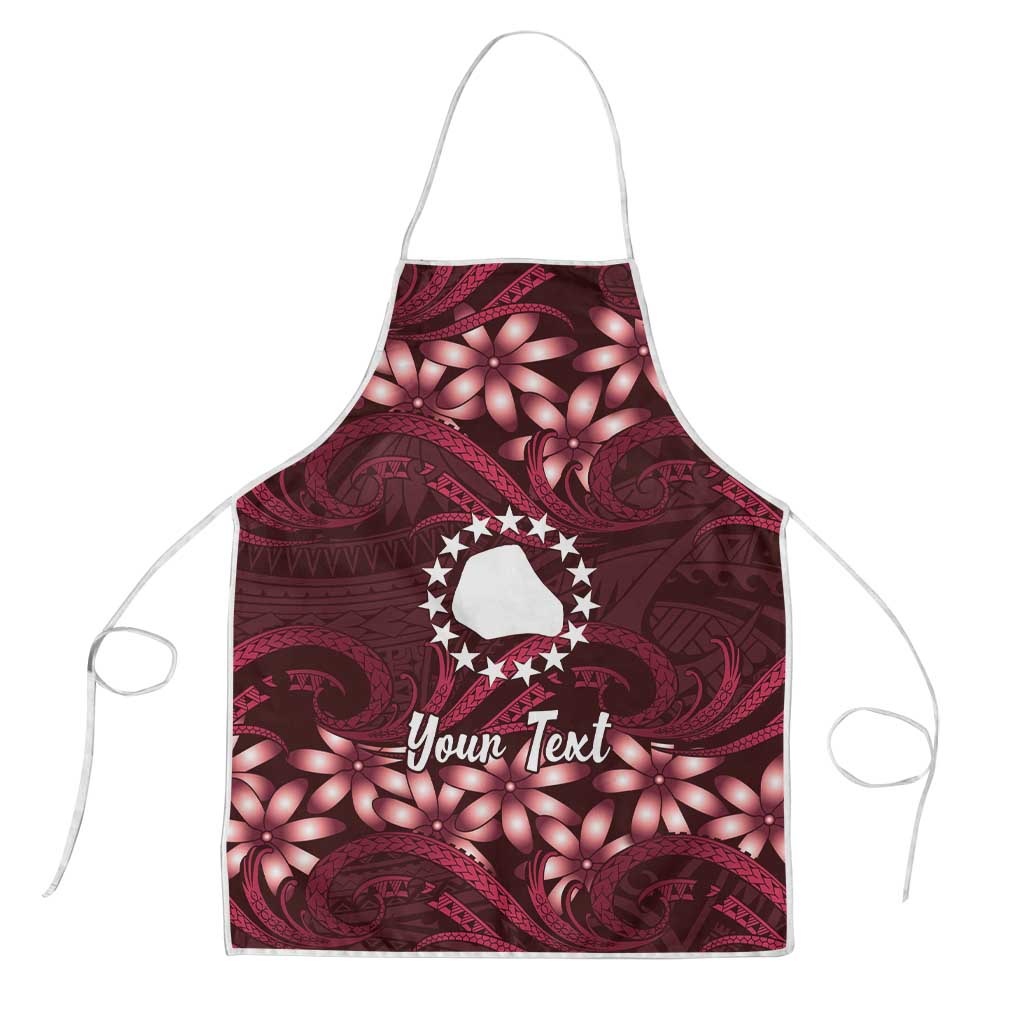 Personalised Cook Islands Mangaia Apron Tiare Maori Polynesian Waves Tattoo