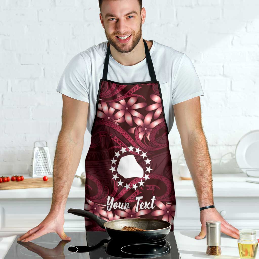 Personalised Cook Islands Mangaia Apron Tiare Maori Polynesian Waves Tattoo LT14 - Polynesian Pride