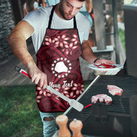 Personalised Cook Islands Mangaia Apron Tiare Maori Polynesian Waves Tattoo LT14 - Polynesian Pride