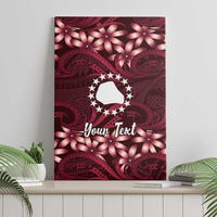 Personalised Cook Islands Mangaia Canvas Wall Art Tiare Maori Polynesian Waves Tattoo LT14 - Polynesian Pride