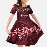 Personalised Cook Islands Mangaia Family Matching Mermaid Dress and Hawaiian Shirt Tiare Maori Polynesian Waves Tattoo