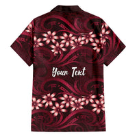 Personalised Cook Islands Mangaia Family Matching Off The Shoulder Long Sleeve Dress and Hawaiian Shirt Tiare Maori Polynesian Waves Tattoo