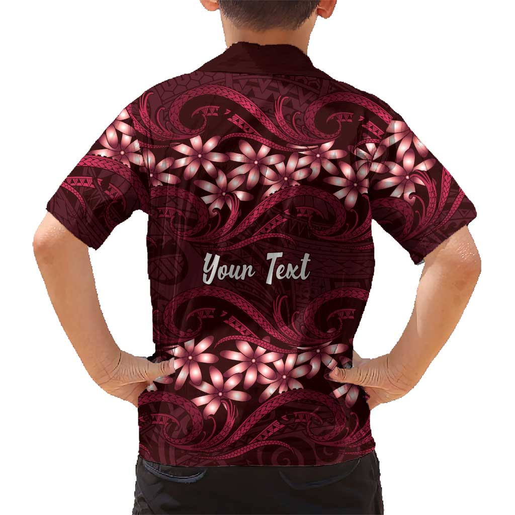 Personalised Cook Islands Mangaia Family Matching Summer Maxi Dress and Hawaiian Shirt Tiare Maori Polynesian Waves Tattoo