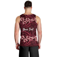 Personalised Cook Islands Mangaia Men Tank Top Tiare Maori Polynesian Waves Tattoo LT14 - Polynesian Pride