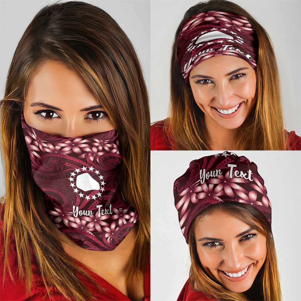 Personalised Cook Islands Mangaia Neck Gaiter Tiare Maori Polynesian Waves Tattoo LT14 - Polynesian Pride