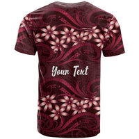 Personalised Cook Islands Mangaia T Shirt Tiare Maori Polynesian Waves Tattoo LT14 - Polynesian Pride