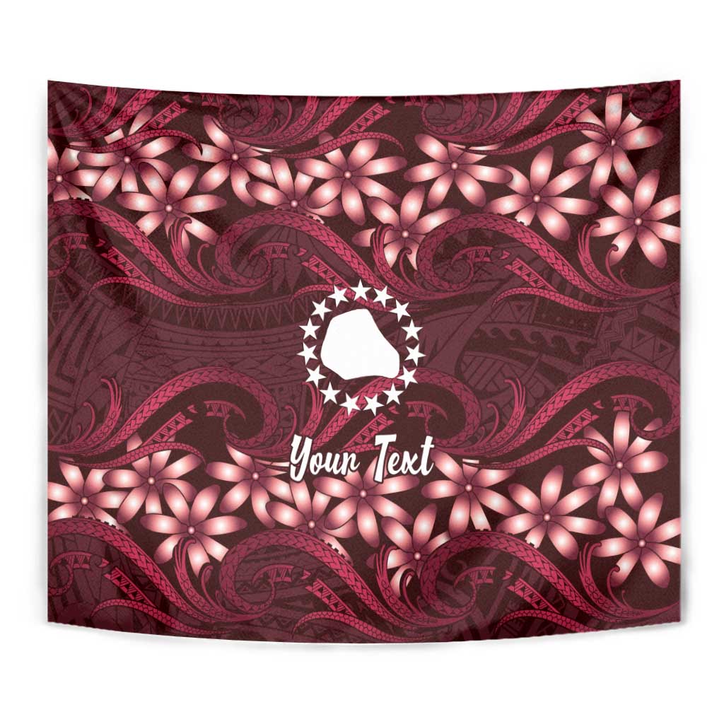 Personalised Cook Islands Mangaia Tapestry Tiare Maori Polynesian Waves Tattoo LT14 - Polynesian Pride
