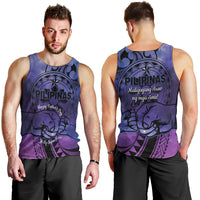 Philippines Father's Day Men Tank Top Polynesian Tattoo Galaxy Vibes