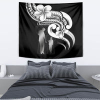 Guam Father's Day Tapestry Chamorro Latte Stone Polynesian Pattern