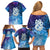 New Zealand Matariki Family Matching Off Shoulder Short Dress and Hawaiian Shirt Aotearoa Maori New Year Manaia Galaxy Vibes