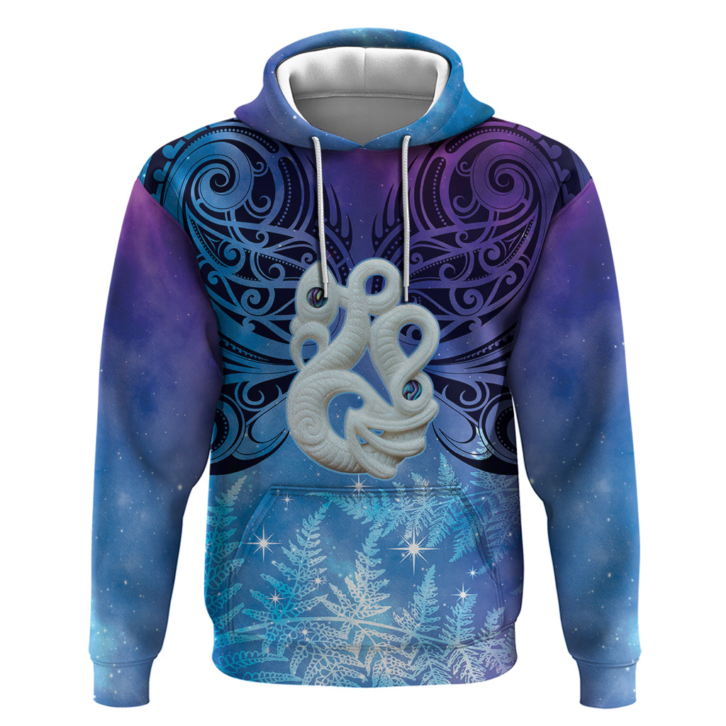 New Zealand Matariki Hoodie Aotearoa Maori New Year Manaia Galaxy Vibes