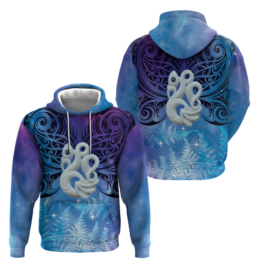 New Zealand Matariki Hoodie Aotearoa Maori New Year Manaia Galaxy Vibes
