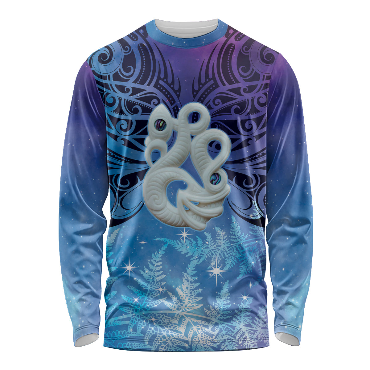 New Zealand Matariki Long Sleeve Shirt Aotearoa Maori New Year Manaia Galaxy Vibes