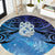 New Zealand Matariki Round Carpet Aotearoa Maori New Year Manaia Galaxy Vibes