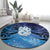 New Zealand Matariki Round Carpet Aotearoa Maori New Year Manaia Galaxy Vibes