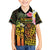 Personalised Vanuatu Independence Day Family Matching Summer Maxi Dress and Hawaiian Shirt Carving Drum Sand Drawing Turtle