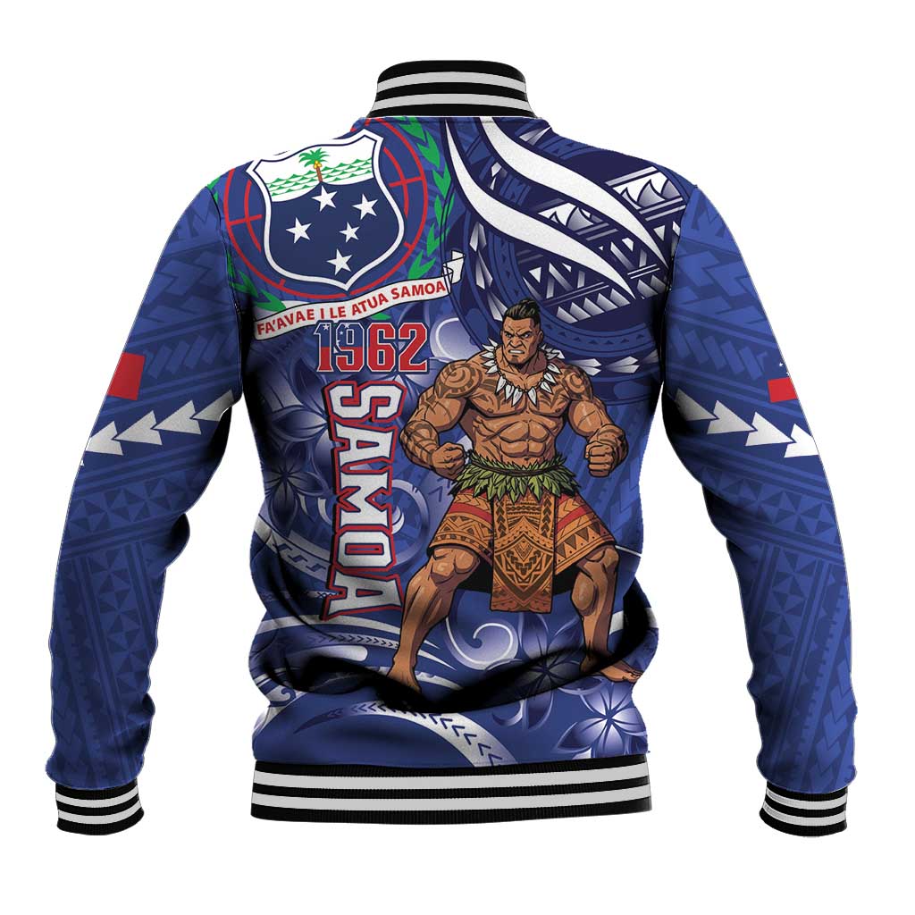 Samoa Independence Day Baseball Jacket 1962 Proud Samoan Warrior LT14 - Polynesian Pride