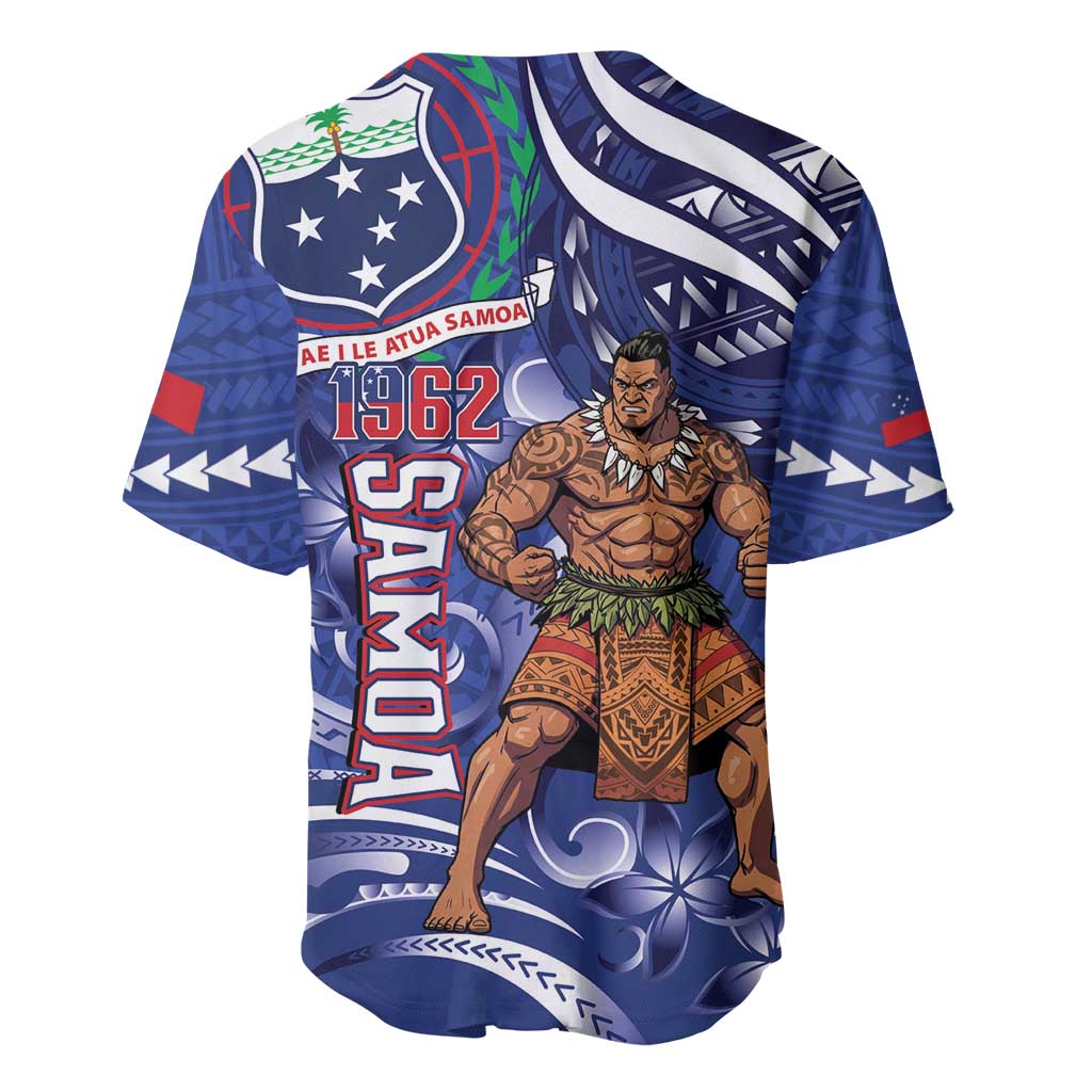 Samoa Independence Day Baseball Jersey 1962 Proud Samoan Warrior